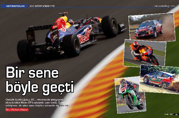 2011 Motorsporları Değerlendirmesi