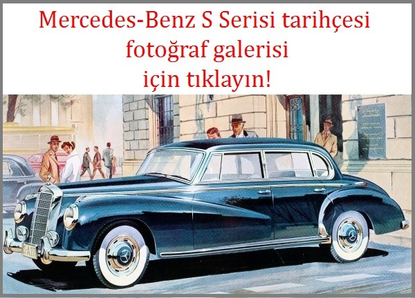 Zeichnung aus dem Prospekt von 1956. Mercedes-Benz Typ 300 c Limousine, 1955-57