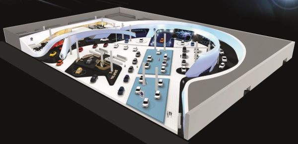 Volkswagen Frankfurt 2013 Stand 2