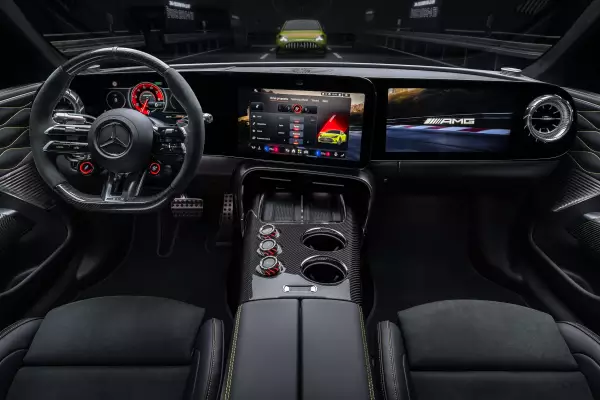 yeni Mercedes-AMG GT 4 Kapı Coupe iç mekan
