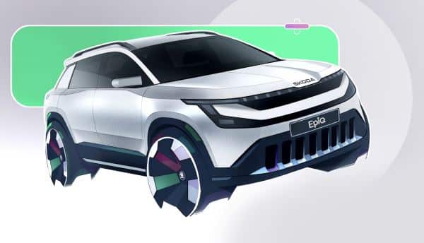 Skoda Epiq ön konsol