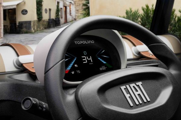 2026 Fiat Topolino gösterge tablosu