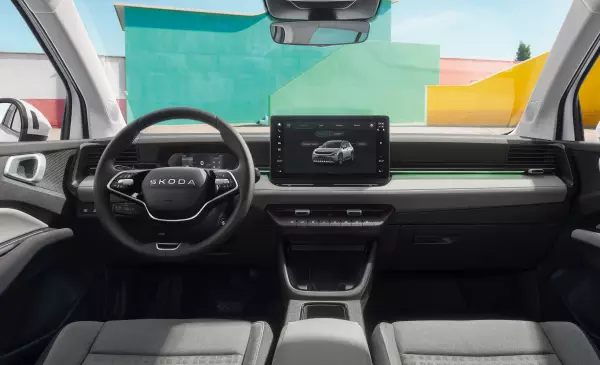 Elektrikli Skoda Epiq iç mekan