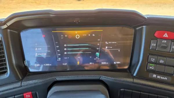 Scania 560G XT test sürüşü